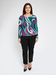 Лонгслив женский Magic Lady cl1300_c1008 бирюзовый 52 RU