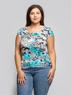 Футболка женская Magic Lady cl2020_c62 белая 58 RU