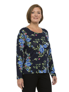 Лонгслив женский Magic Lady cl1300_c01 синий 50 RU