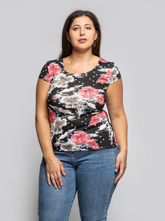 Футболка женская Magic Lady cl2020_c29 черная 54 RU