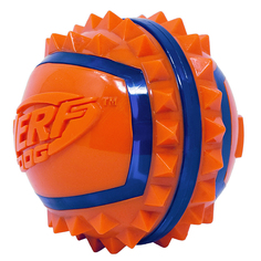 Мяч NERF с шипами из термопластичной резины, 6 см, синий-оранжевый