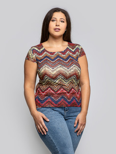 Футболка женская Magic Lady cl2020_c27 коричневая 54 RU