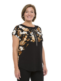 Блуза женская Magic Lady cl7074_c20 коричневая 50 RU