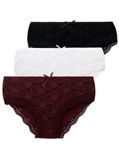 Комплект трусов женских Magic Lady cl0150_c09 бордовых XL