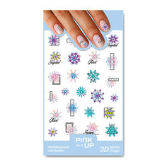 Наклейки для ногтей Pink Up Decor 3D переводные, 36, 3 г