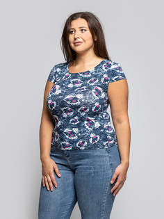 Футболка женская Magic Lady cl2020_c42 синяя 50 RU