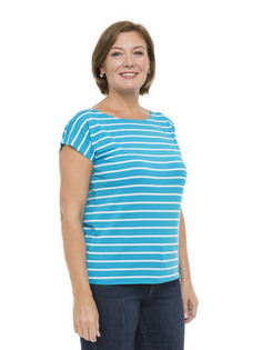 Футболка женская Magic Lady cl4147_c02 синяя 52 RU