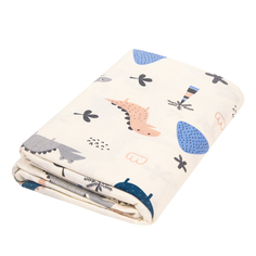 Пододеяльник AmaroBaby на молнии 145х210 Little dino, бежевый