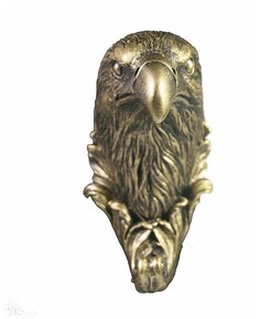 Крючок фигурный "Орел" бронза 7х6х11см Хорошие сувениры
