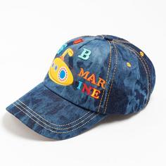 Бейсболка для мальчика, цвет джинс, размер 54-56 Rossini