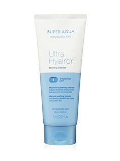 Очищающая пенка для лица Missha Super Aqua Ultra Hyalron Foaming Cleanser 100 мл