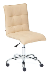 Кресло офисное ZERO, иск. кожа, бежевый Tet Chair