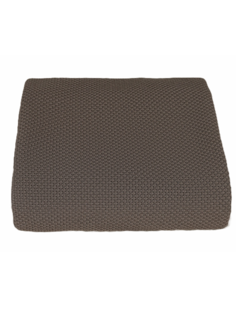 Плед вязаный Warm Whiff Светло-коричневый 180x220 см Хлопок 100 %