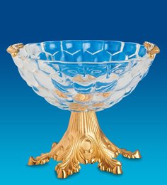 Конфетница Золотые лавры Crystal Temptations