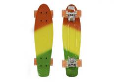 Скейт Black Aqua SK-2206D Orange-Yellow-Green