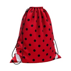 Мешок для обуви ErichKrause 365х440 мм, Dots in Red