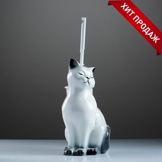 Подставка под ерш Кошка, с ершиком Хорошие сувениры