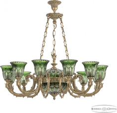 Подвесная люстра Florence 71009P/12/250 FP P2 U Clear-Green/H-1I FA5M Bohemia