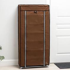 Полка для обуви, 7 ярусов, 60×30×120 см, цвет кофейный No Brand