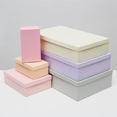 Набор коробок 6 в 1 Дымка 405 х 255 х 10 -175 х 95 х 7 см Upak Land