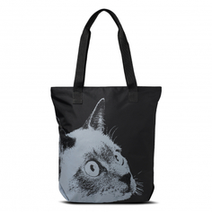 Сумка женская Antan 1-58 кот сиамский/черная