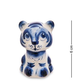 ГЛ-682 Фигурка "Тигренок" (Гжельский фарфор)