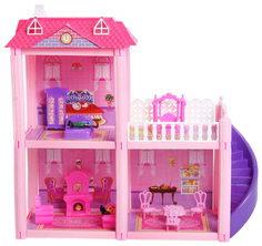 Кукольный домик Lovely House с фигурками и аксессуарами No Brand