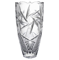 Ваза для цветов 30 см Crystalite Bohemia "Пинвил /Без декора" / 036924