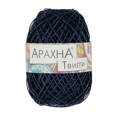 Вязание Пряжа ARACHNA Twiggy 100% целлюлоза 5 шт. х 50 г 80 м цв. №07 синий Twiggy-№07 си