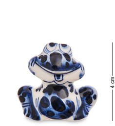 ГЛ-736 Фигурка "Лягушонок" (Гжельский фарфор)