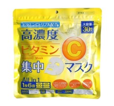 Маска для лица Shin Factory Тканевая с витамином С (Vitamin C essence mask), 30шт