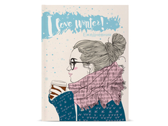 Ежедневник недатированный Альт Coffee in winter А6