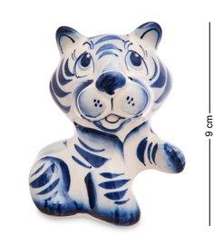 ГЛ-680 Фигурка "Тигр" (Гжельский фарфор