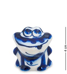 ГЛ-220 Фигурка "Ляга-супер" (Гжельский фарфор)