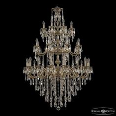Подвесная люстра Bohemia 7240 72401/16+8+8/360/3D B GB FA4M