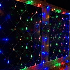 Электрогирлянда Сетка Светодиодная Led, 320 лампочек, 3х2 метра, цвет: разноцветный No Brand