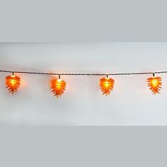 Гирлянда Еловые шишки 10LED 1.33м+0.3м | код. 26895 | FERON ( 1шт. )