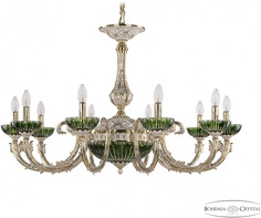 Подвесная люстра Florence 71109P/10/300 GW P Clear-Green/H-1K Bohemia