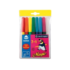Набор перекрашивающих фломастеров МАГИК, 7+1=14, упаковка с европодвесом Centropen