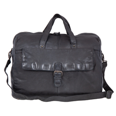 Дорожная сумка мужская Gianni Conti 4202748 black, 29х38х23 см