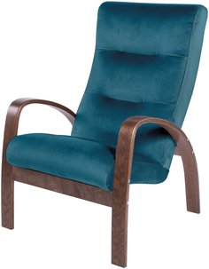 Кресло Ладога-2 арт.GT3299-МТ009 орех изумрудный АРС