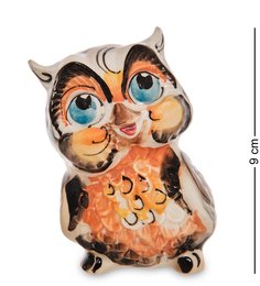 ГЛ- 20 Фигурка "Сова" цв. (Гжельский фарфор)