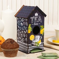 Чайный домик "Tea time", 20х8,6 см No Brand