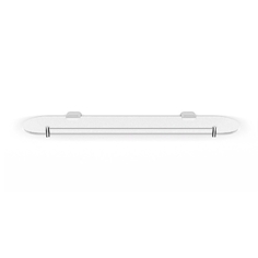 Стеклянная полка Langberger Lugano 24051H овальная Хром