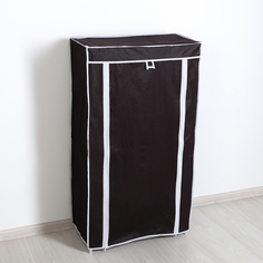 Полка для обуви, 6 ярусов, 60×28×105 см, цвет кофейный No Brand