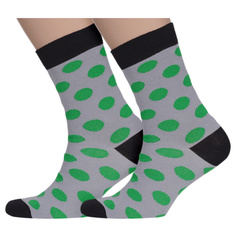 Комплект носков унисекс ХОХ 2-XF серых; зеленых; черных 29