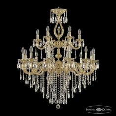 Подвесная люстра Bohemia 1400 71401/12+6/300/2D B G FA4M