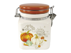 Банка для сыпучих продуктов Тыква ZFC416-49 670мл Коралл