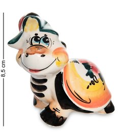 ГЛ- 16 Фигурка "Черепашка" цв. (Гжельский фарфор)