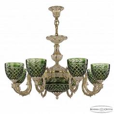 Подвесная люстра Bohemia 7120 71203P/8/210 GW P1 U Clear-Green/H-1J